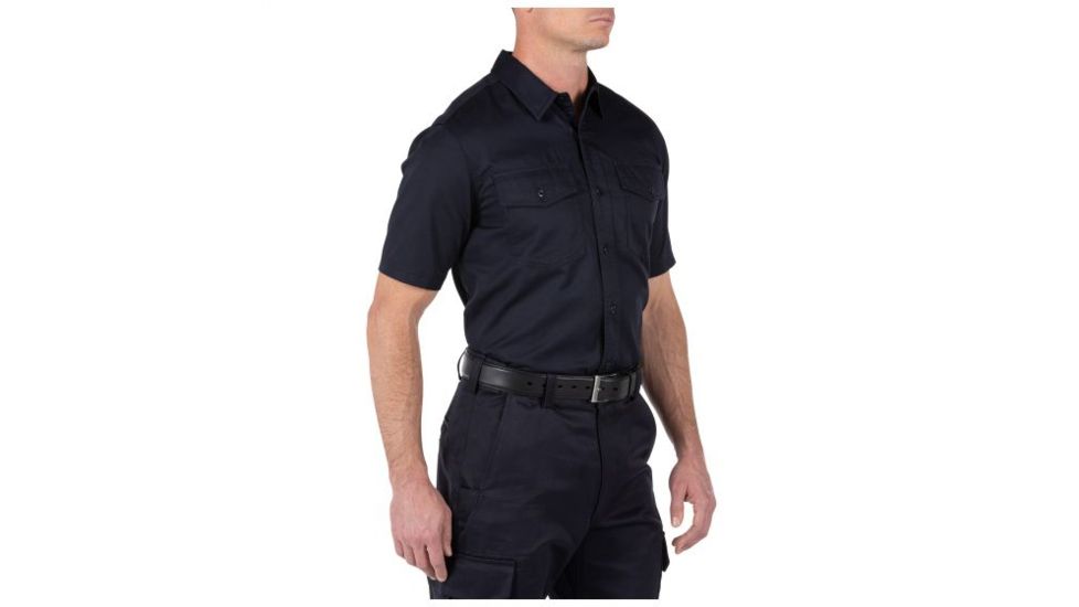 5.11 Tactical Company Short Sleeve Shirt - Mens, Tall, Fire Navy, Extra Large 71391T-720-XL-T