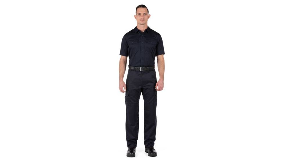 5.11 Tactical Company Short Sleeve Shirt - Mens, Tall, Fire Navy, Extra Large 71391T-720-XL-T