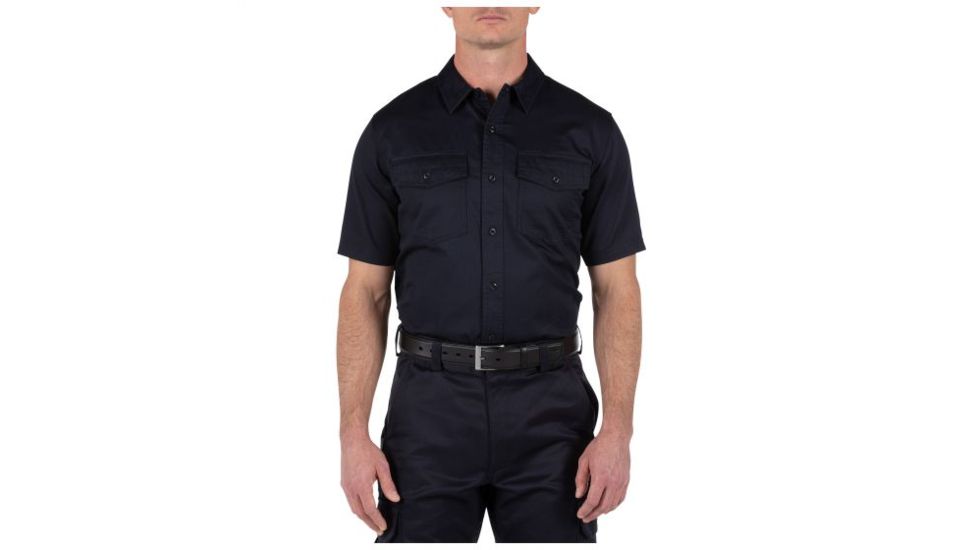 5.11 Tactical Company Short Sleeve Shirt - Mens, Tall, Fire Navy, Extra Large 71391T-720-XL-T