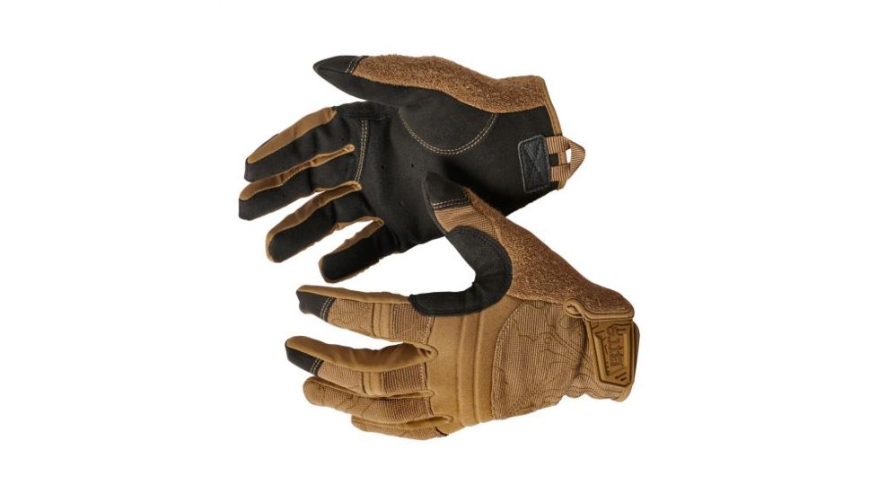 USED 5.11 Tactical Competition Shooting Gloves - Mens, Kangaroo, L, 59372-134-L, EDEMO1