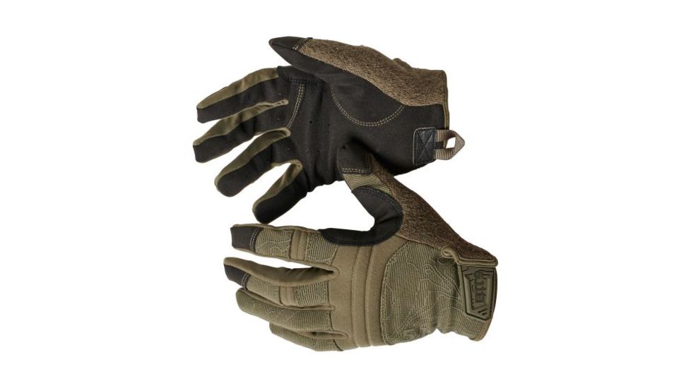 5.11 Tactical Competition Shooting Glove - Men's, Ranger Green, S, 59372-186-S