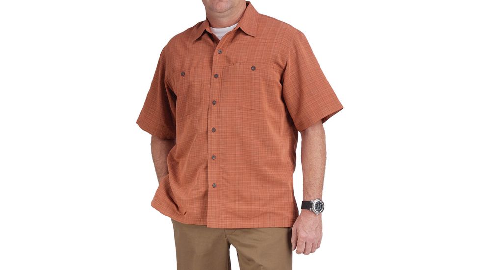 5.11 Tactical Covert Casual Short Sleeve Shirt, Rust - XL 71170-140-XL
