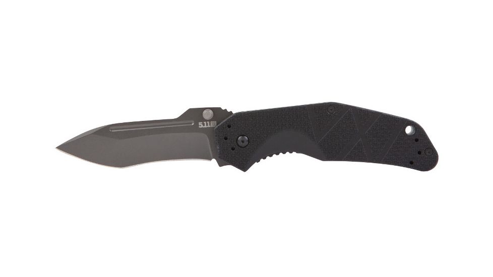 5.11 Tactical Crewcut Asst Opnr Pln Edg Knife, Storm, 1 SZ 51104-092-1 SZ