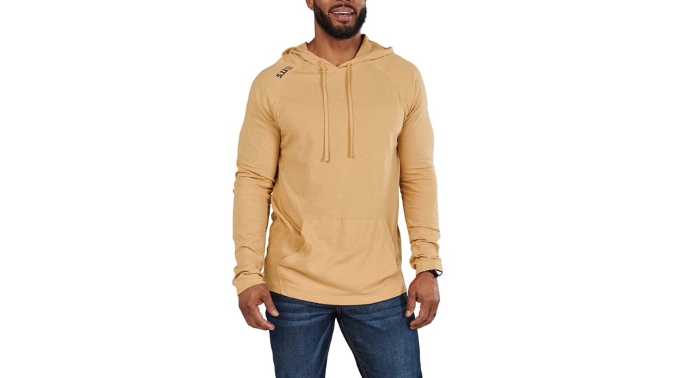 5.11 Tactical Cruiser Performance L/S Hoodie - Mens, Granola, 2XL, 72139-596-2XL