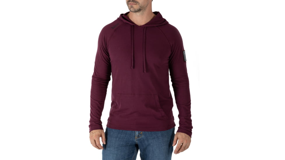 5.11 Tactical Cruiser Performance Long Sleeve Hoodie - Mens, Fig, Extra Small, 72139-560-XS