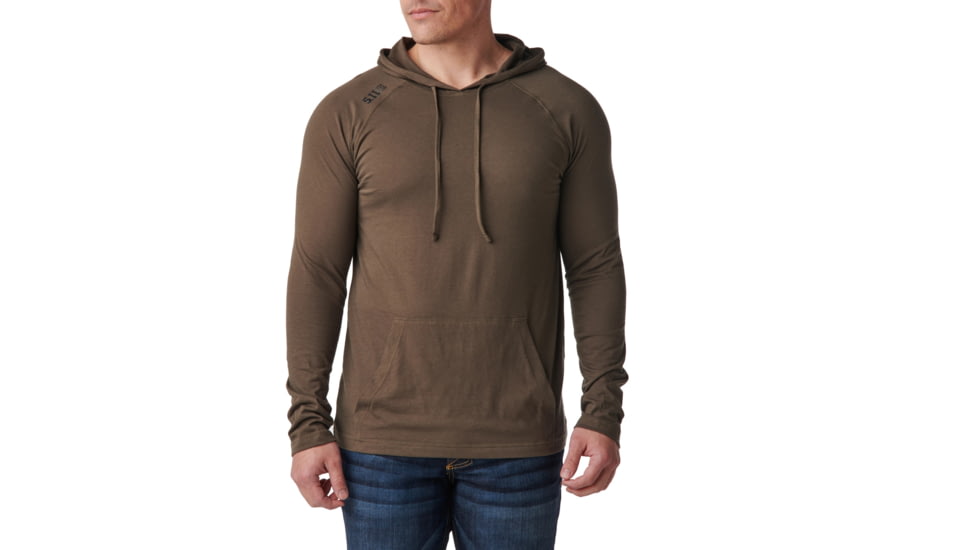 5.11 Tactical Cruiser Performance L/S Hoodie - Mens, Tundra, L, 72139-192-L