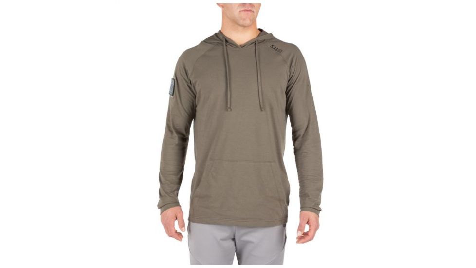 5.11 Tactical Cruiser Performance L/S Hoodie - Mens, Ranger Green, M, 72139-186-M