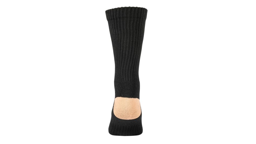 5.11 Tactical Cupron Year Round Crew Sock - Mens, Black, Large/Extra Large, 10042-019-L/XL