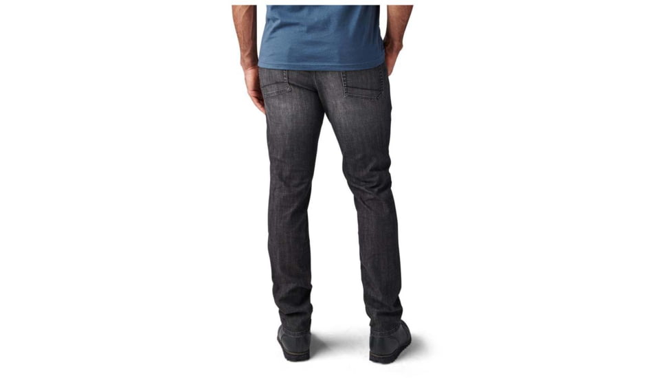 5.11 Tactical Defender-Flex Slim Jean w/7 Pockets - Mens, Stone Wash Charcoal, 38-36, 74465-150-38-36