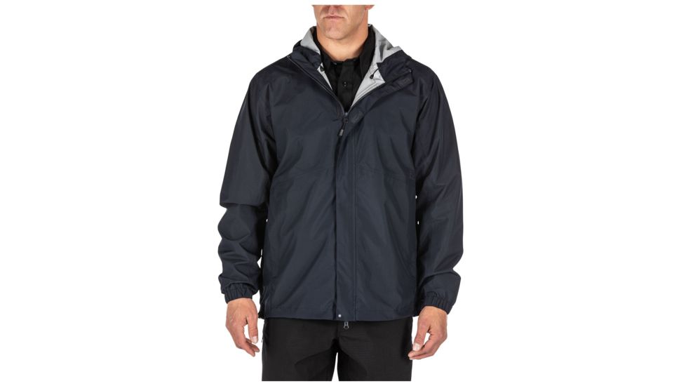 5.11 Tactical Duty Rain Shell Jacket - Mens, Dark Navy, L, 48353ABR-724-L