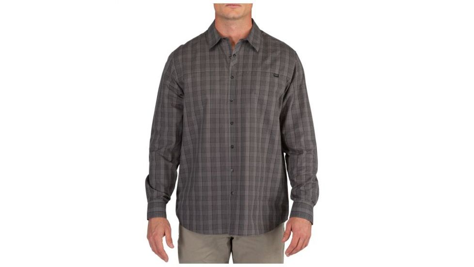 5.11 Tactical Echo Long Sleeve Shirt, Corn Plaid - 72494-354-L