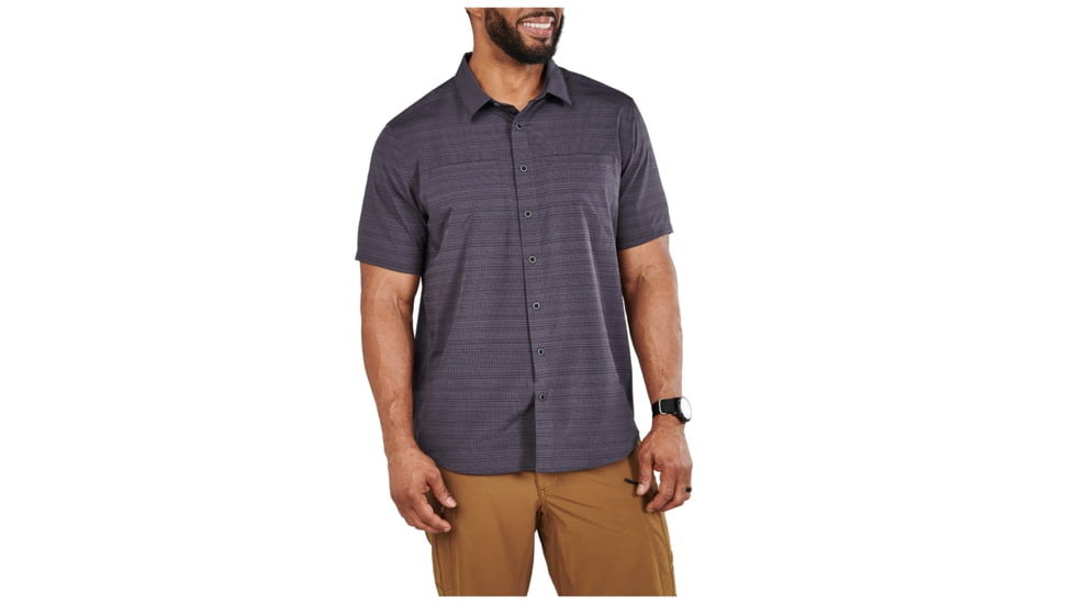 5.11 Tactical Ellis Short Sleeve Shirt - Men's, Volcanic, 2XL, 71207-098-2XL