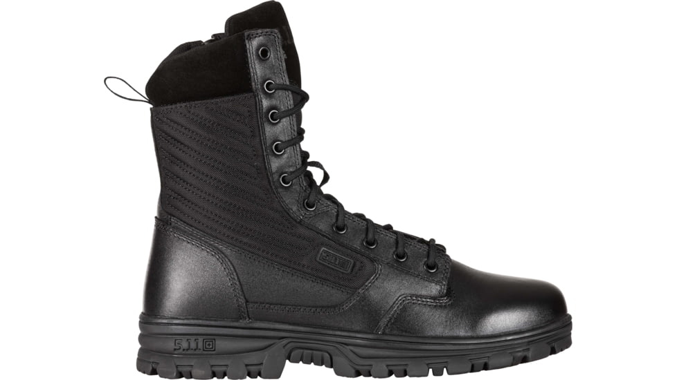 5.11 Tactical Evo 2.0 8in Boot w/Side Zipper - Men's, Regular, Black, 10.5, 12433-019-10.5-R