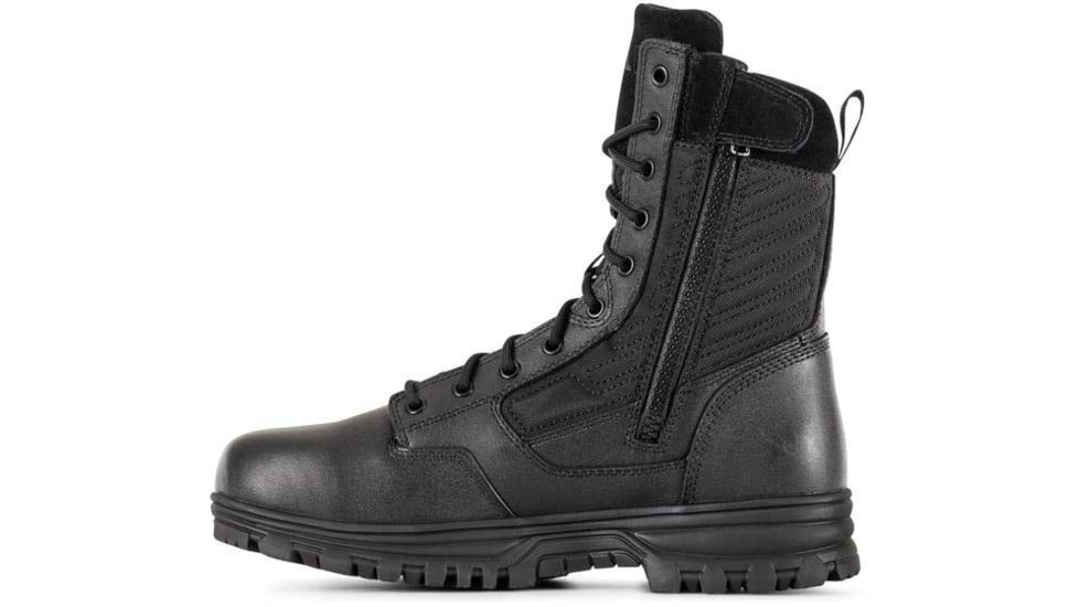 5.11 Tactical EVO 2.0 8 Waterproof Side-Zip Tactical Boots - Mens, 4 US, Regular, Black, 12448-019-4-R