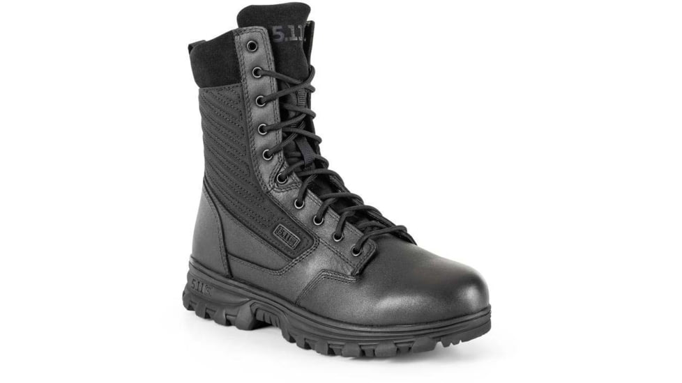5.11 Tactical EVO 2.0 8 Waterproof Side-Zip Tactical Boots - Mens, 4 US, Regular, Black, 12448-019-4-R