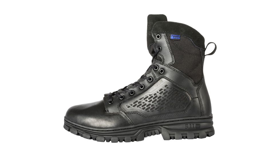 5.11 Tactical Evo 6in. Waterproof Boots w/Side Zipper, BLACK, 6.5 123130196.5R