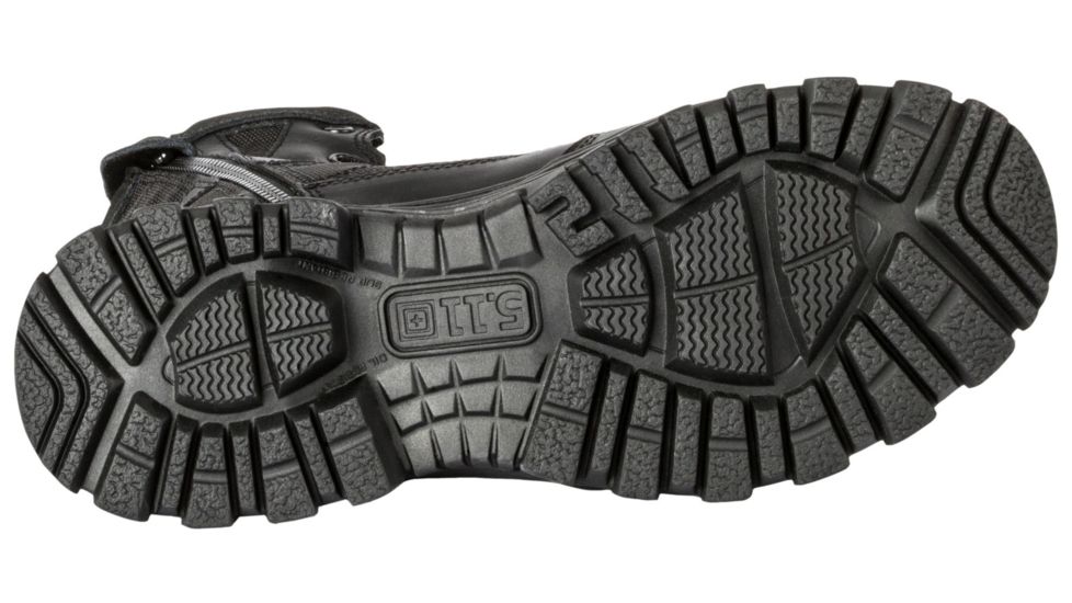 5.11 Tactical Evo 6in. Waterproof Boots w/Side Zipper, BLACK, 6.5 123130196.5R