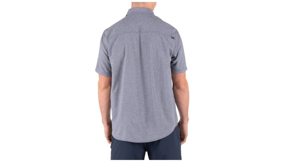 5.11 Tactical Evolution Short Sleeve Shirt - Mens, Mystic Heather, Extra Large, 71387-635-XL