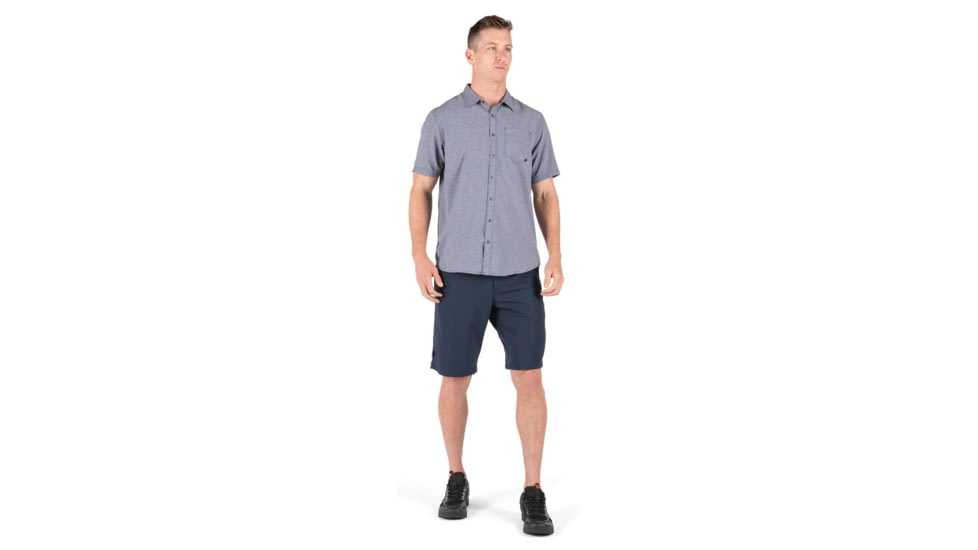 5.11 Tactical Evolution Short Sleeve Shirt - Mens, Mystic Heather, Extra Large, 71387-635-XL