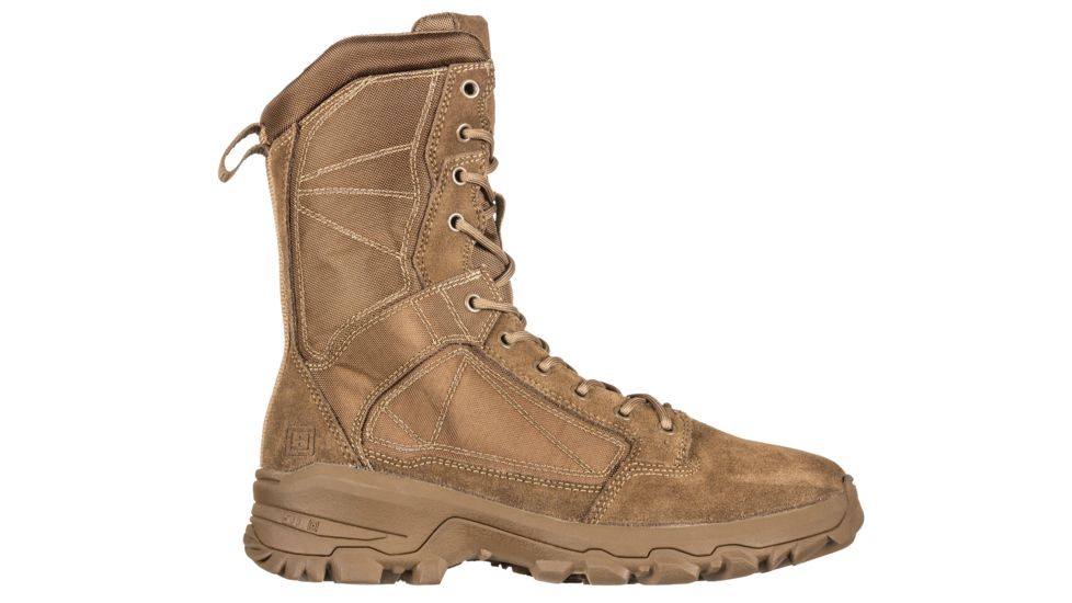 5.11 Tactical Fast Tac 8in Desert Boot - Mens, Regular, Dark Coyote, 4, 12414-106-4-R