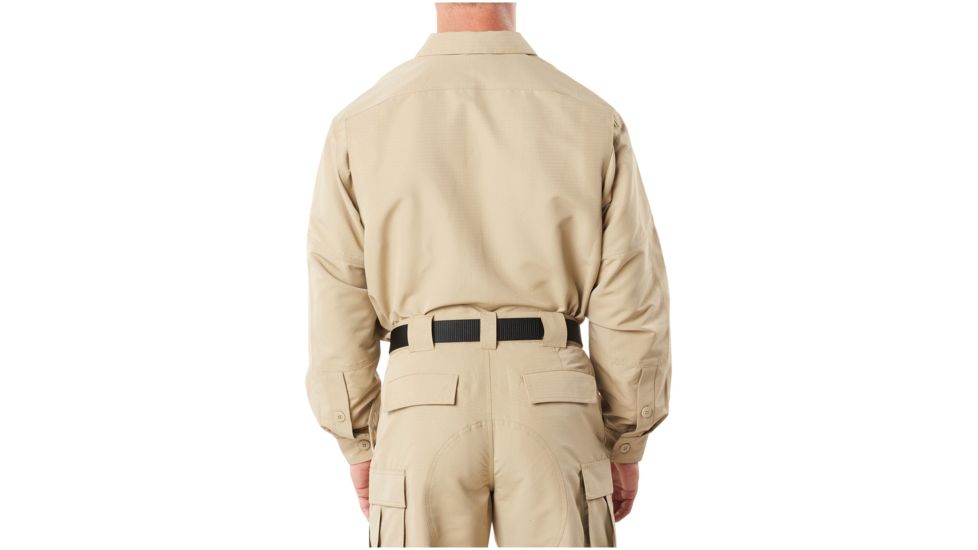 5.11 Tactical Fast-Tac TDU Long Sleeve Shirt - Men's, TDU Khaki, L, 72465-162-L