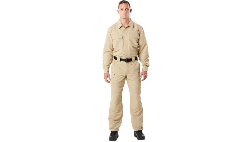 5.11 Tactical Fast-tac Tdu Shirt, Tdu Khaki - 72465-162-L