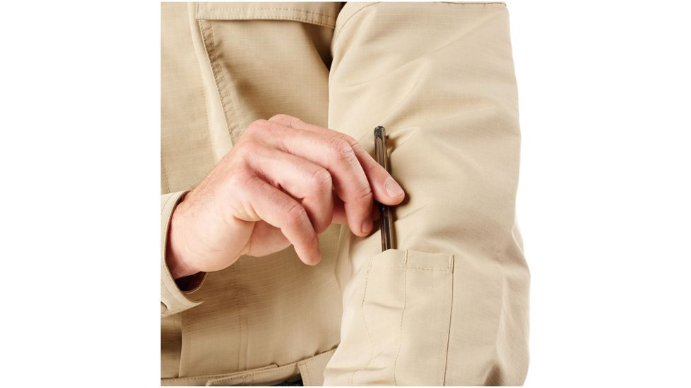 5.11 Tactical Fast-tac Tdu Shirt, Tdu Khaki - 72465-162-L