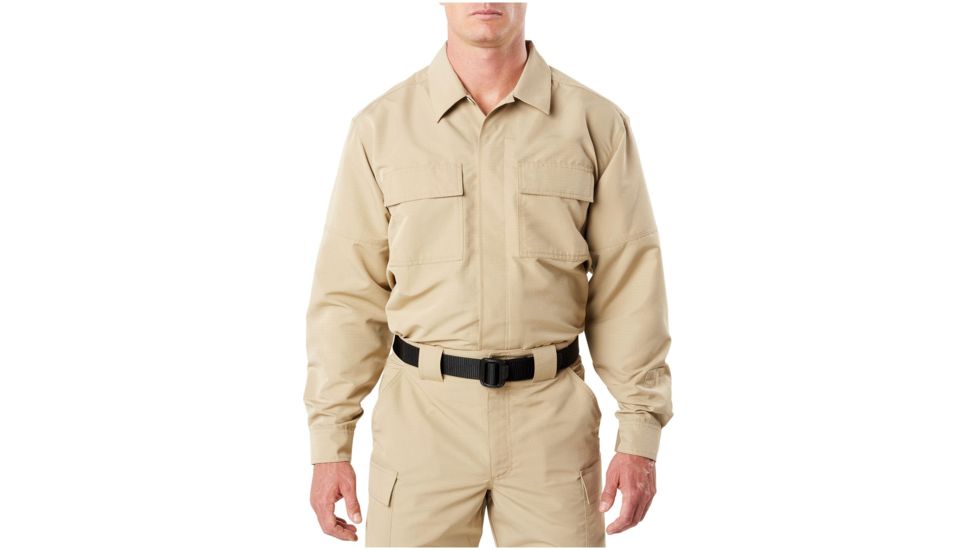 5.11 Tactical Fast-tac Tdu Shirt, Tdu Khaki - 72465-162-L
