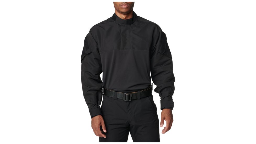 5.11 Tactical Fast-Tac TDU Rapid Long Sleeve Shirt - Men's, Black, M, 72488-019-M