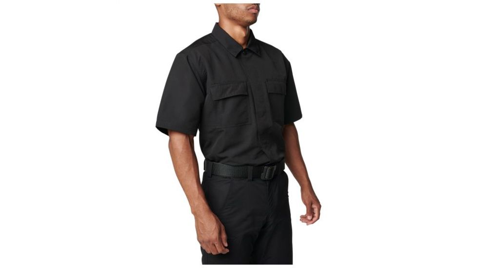 5.11 Tactical Fast Tac TDU Short Sleeve Shirt - Mens, Black, 2XL 71379-019-2XL