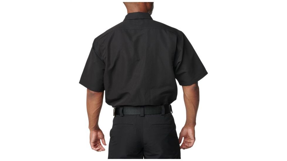 5.11 Tactical Fast Tac TDU Short Sleeve Shirt - Men's, Black, 2XL, 71379-019-2XL