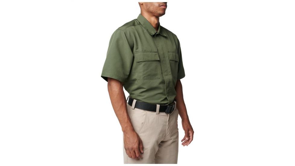 5.11 Tactical Fast Tac TDU Short Sleeve Shirt - Mens, TDU Green, Extra Large 71379-190-XL