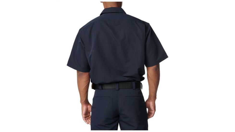 5.11 Tactical Fast Tac TDU Short Sleeve Shirt - Mens, Dark Navy, Small 71379-724-S