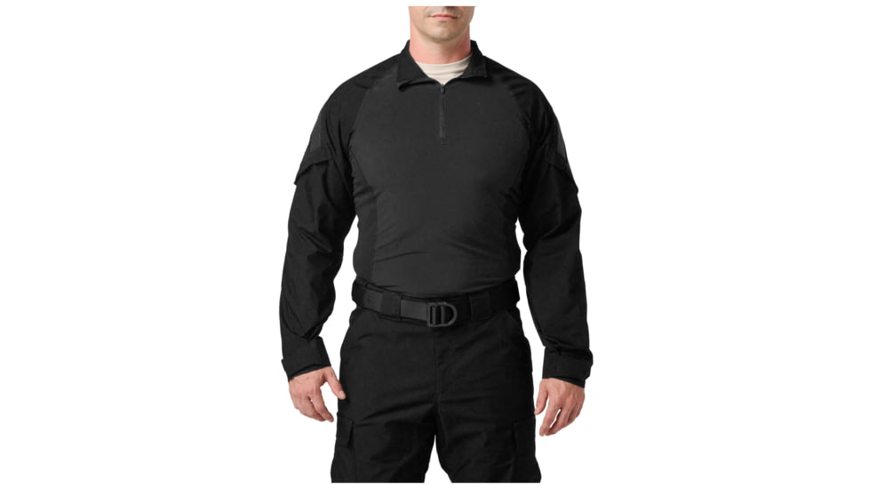 5.11 Tactical Flex-Tac TDU Rapid Long Sleeve Shirt - Men's, Black, Regular, Extra Small, 72565-019-XS-R