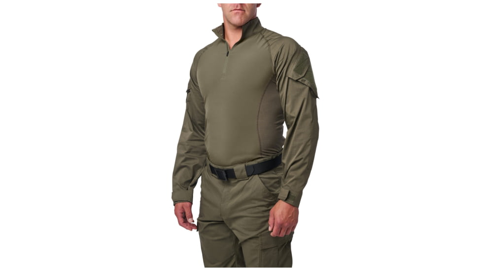 5.11 Tactical Flex-Tac TDU Rapid Long Sleeve Shirt - Men's, Ranger Green, Regular, 2XL, 72565-186-2XL-R