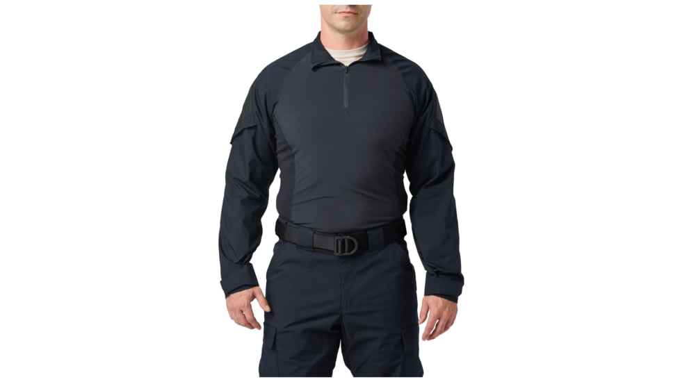 5.11 Tactical Flex-Tac TDU Rapid Long Sleeve Shirt - Men's, Dark Navy, Regular, Small, 72565-724-S-R