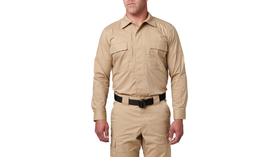 5.11 Tactical Flex-Tac TDU Ripstop Long Sleeve Shirt - Men's, TDU Khaki, Tall, Large, 72250-162-L-T