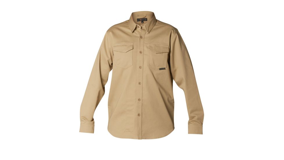 5.11 Tactical FR Utility Stretch Shirt Tall, Khaki, 2XL T 72099T-055-2XL-T