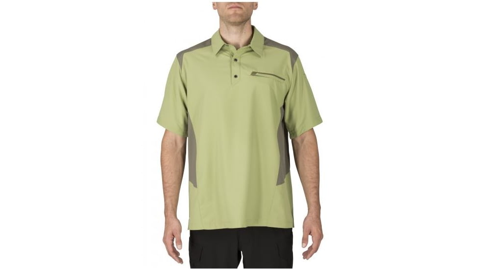 5.11 Tactical Freedom Flex Polo, MOSSTONE, S 71356-MOSSTONE-S