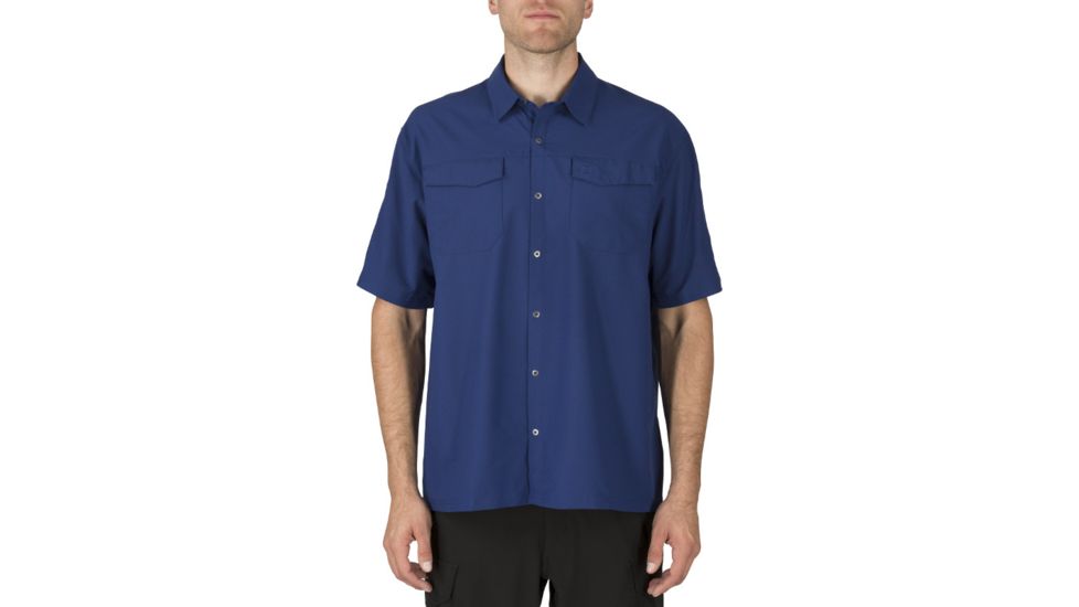 5.11 Tactical Freedom Flex Short Sleeve Shirt - Men's, Olympian, Medium, 71340-758-M