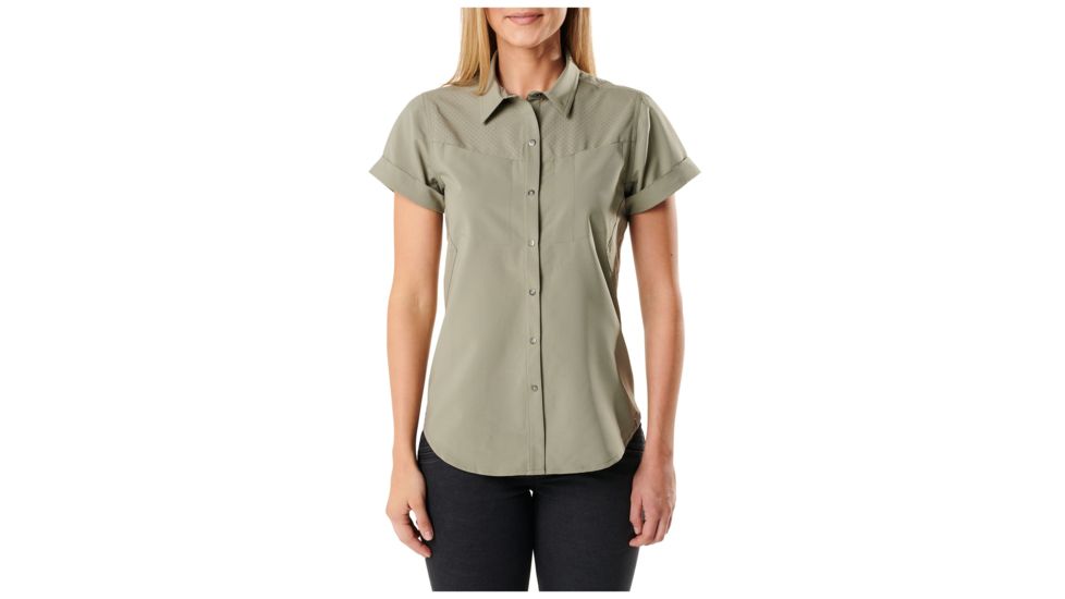 5.11 Tactical Freedom Flex Woven Short Sleeve Shirt - Womens, Python, M, 61311-256-M