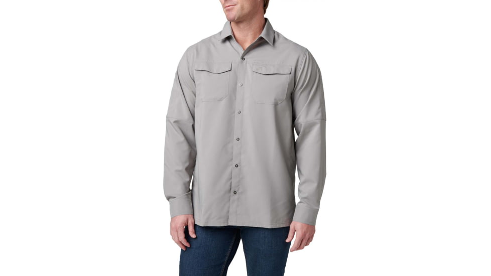 5.11 Tactical Freedom Flex Woven Long Sleeve Shirt - Men's, Mortar, Extra Large, 72417-095-XL