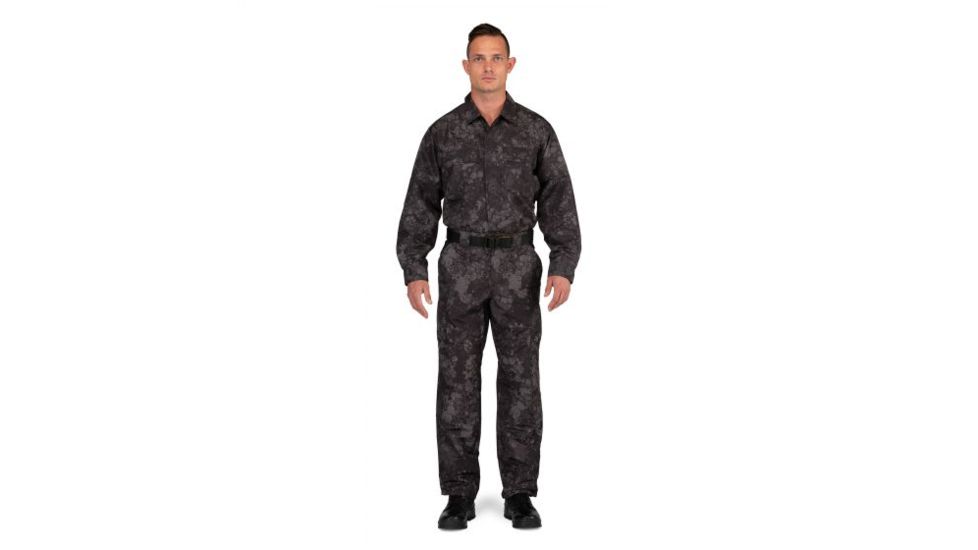 5.11 Tactical Geo7 Fast-Tac TDU Long Sleeve Shirt - Mens, Night, Extra Large, Regular 72465G7-357-XL-R