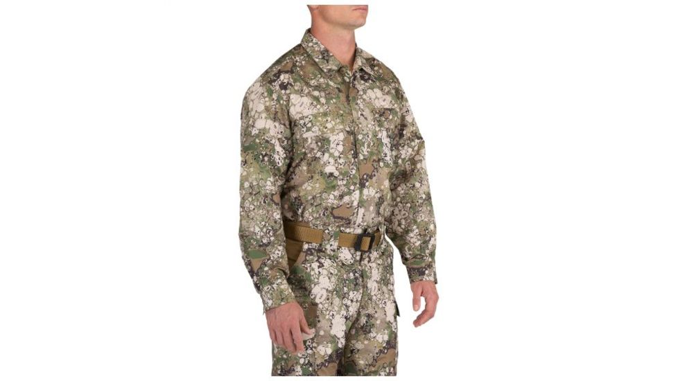 5.11 Tactical Geo7 Fast-Tac TDU Long Sleeve Shirt - Mens, Terrain, Medium, Regular 72465G7-865-M-R