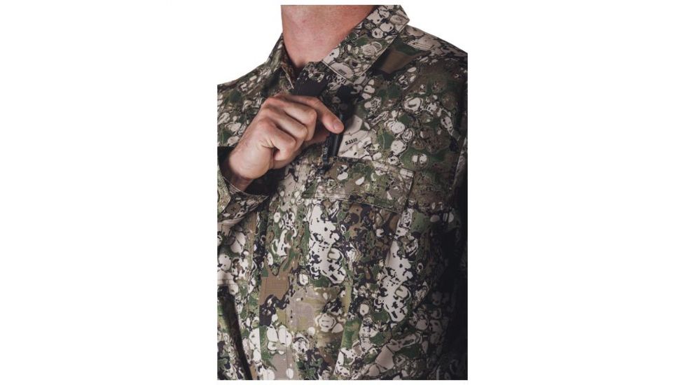 5.11 Tactical Geo7 Fast-Tac TDU Long Sleeve Shirt - Men's, Terrain, MR, 72465G7-865-M-R