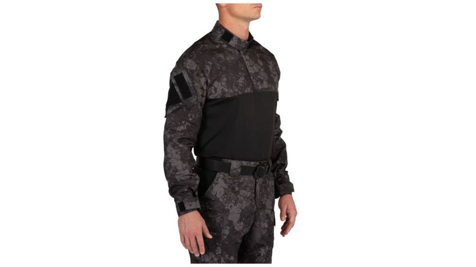 5.11 Tactical Geo7 Fast-Tac TDU Rapid Shirt - Mens, Night, 4XL, Tall 72488TG7-357-4XL-T
