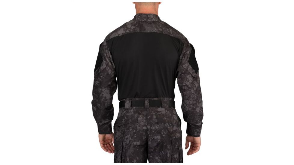 5.11 Tactical Geo7 Fast-Tac TDU Rapid Shirt - Mens, Night, 4XL, Tall 72488TG7-357-4XL-T
