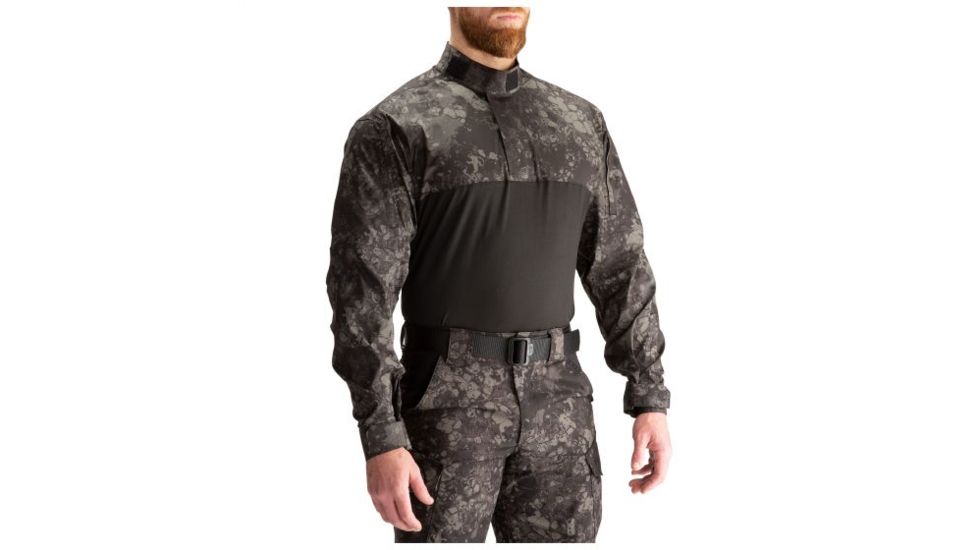 5.11 Tactical Geo7 Stryke TDU Rapid Long Sleeve - Mens, Night, Small, Regular, 72071G7-357-S-R
