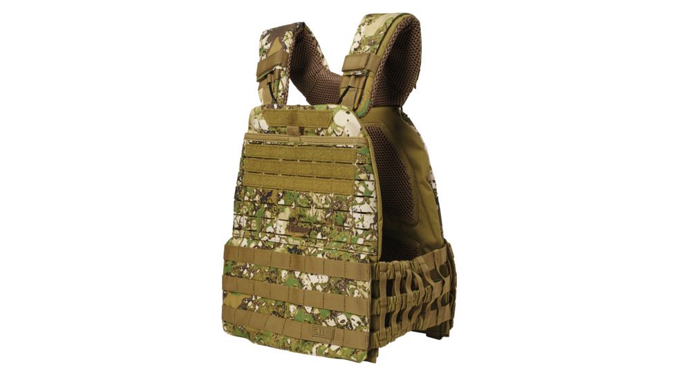 5.11 Tactical Geo7 Tactec Plate Carrier, Terrain, One Size, 56100G7-865-1 SZ