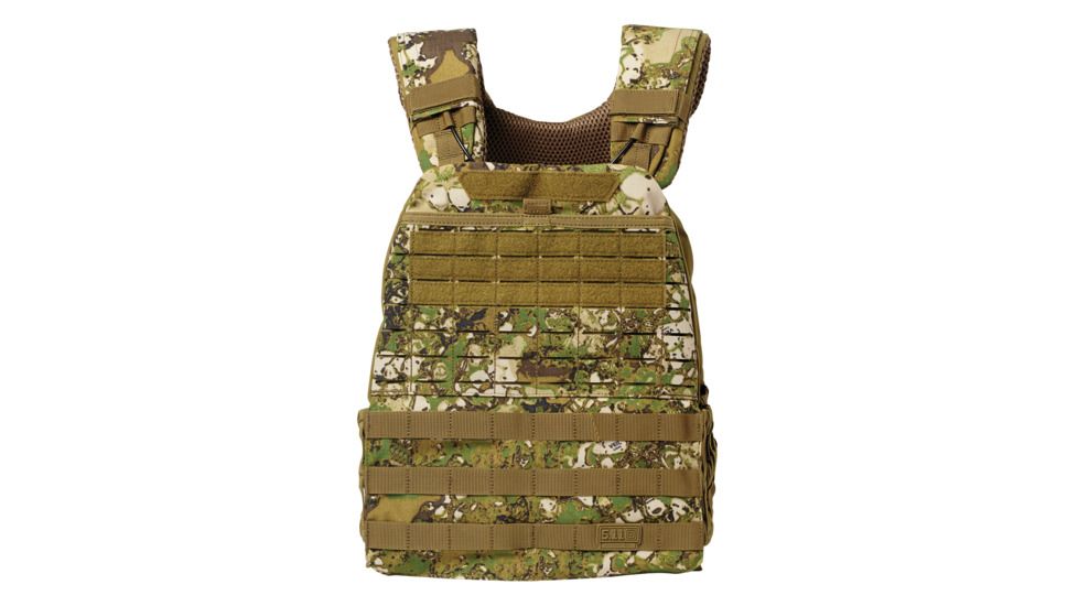 5.11 Tactical Geo7 Tactec Plate Carrier, Terrain, One Size, 56100G7-865-1 SZ